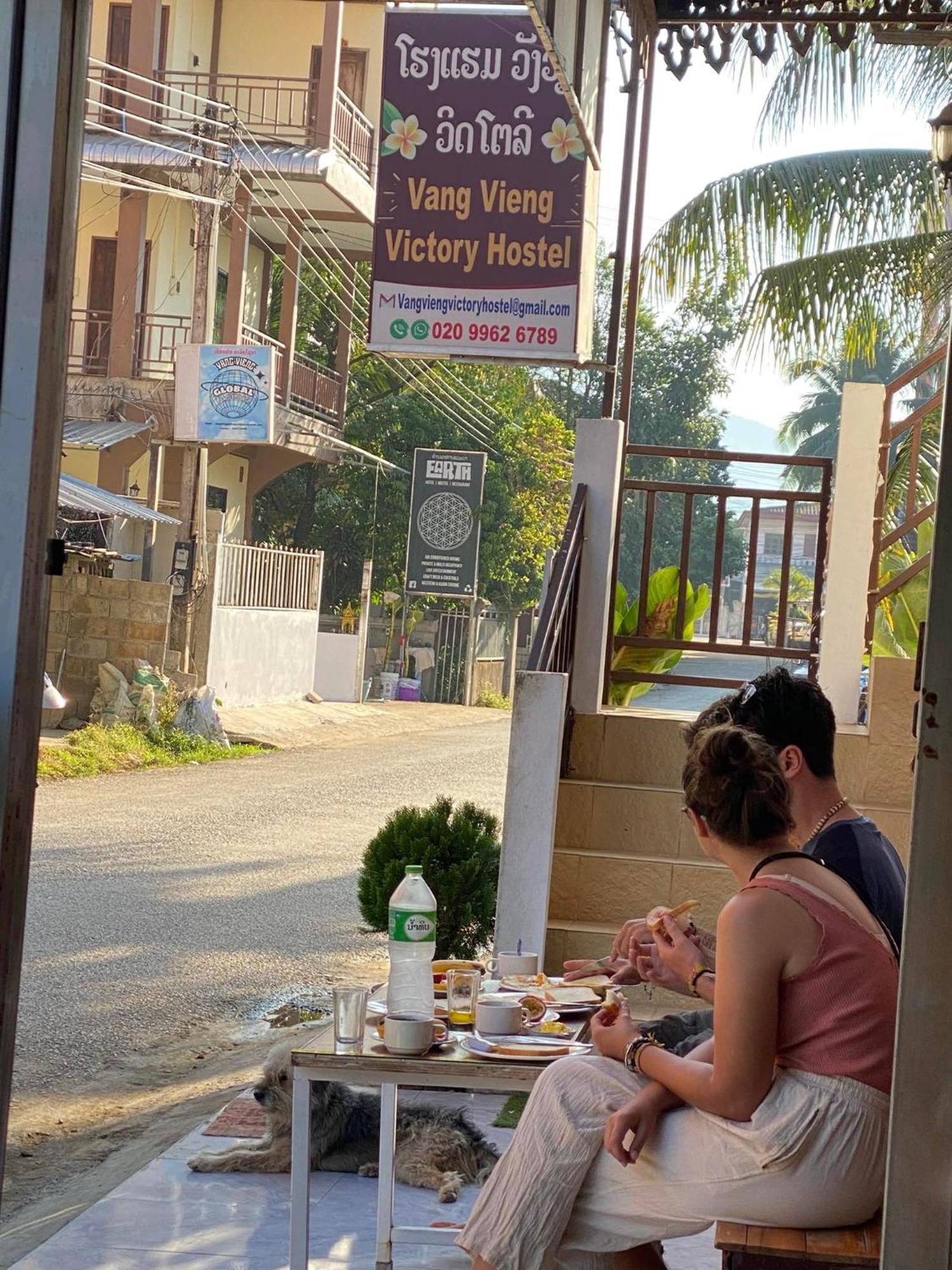 Vang Vieng Victory Hostel ภายนอก รูปภาพ